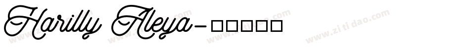 Harilly Aleya字体转换